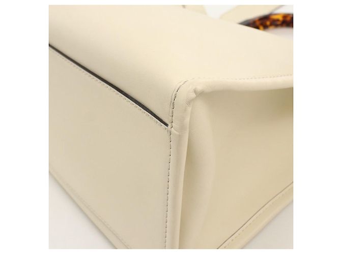 Borsa Tote Fendi Sunshine Medium Bianco - vista 5