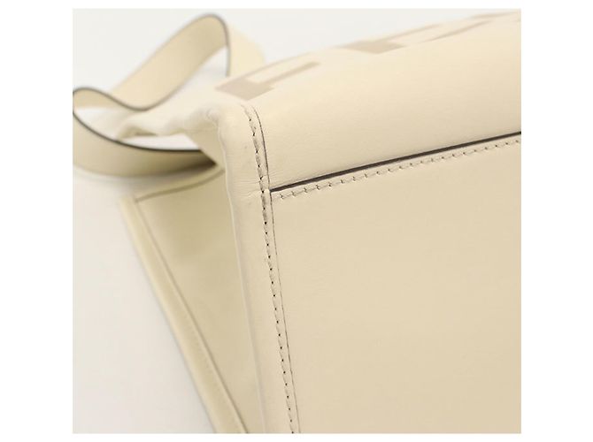 Borsa Tote Fendi Sunshine Medium Bianco - vista 8
