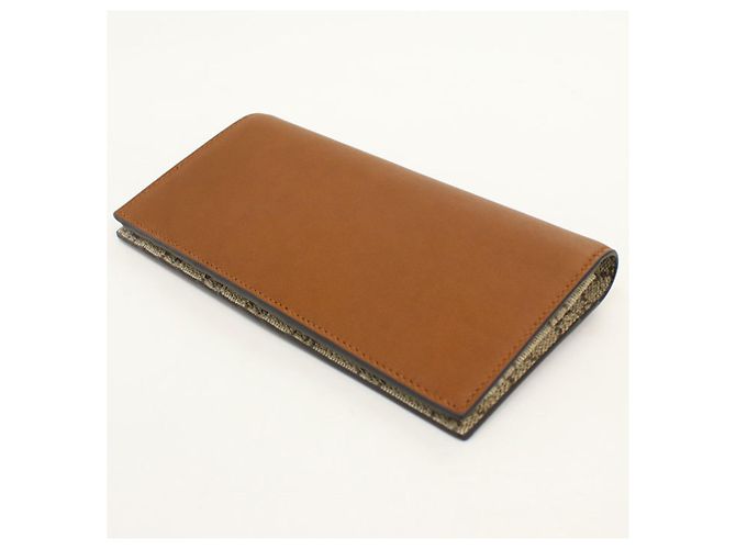 Cartera larga bi-fold Gucci en cuero marrón Castaño - vista 2