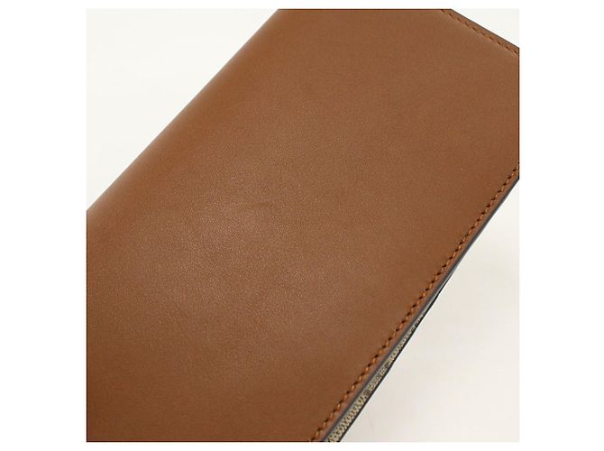 Cartera larga bi-fold Gucci en cuero marrón Castaño - vista 8