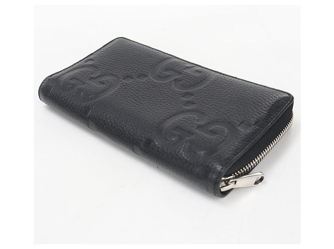 Portafoglio lungo da uomo Gucci Jumbo GG Nero - vista 2