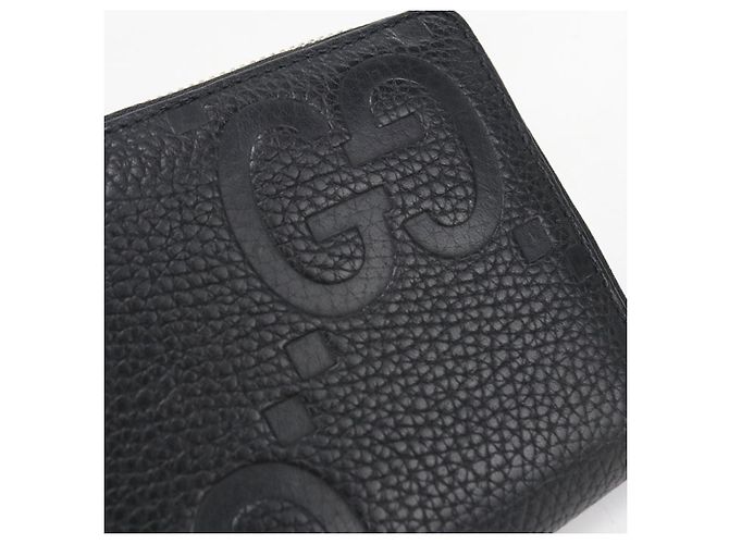 Portafoglio lungo da uomo Gucci Jumbo GG Nero - vista 6