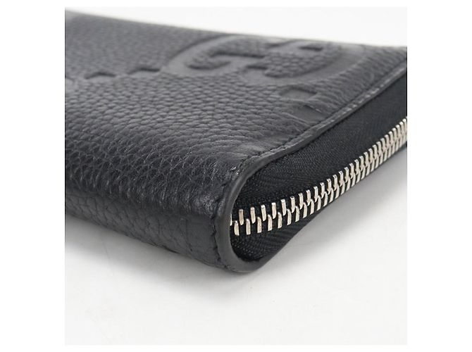Portafoglio lungo da uomo Gucci Jumbo GG Nero - vista 8