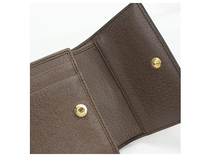 GUCCI Ophidia Tri-fold Geldbörse Beige - Ansicht 5