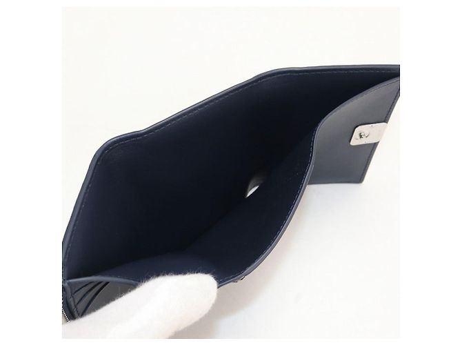 Loewe Tri-fold Geldbörse in Navy Marineblau - Ansicht 4
