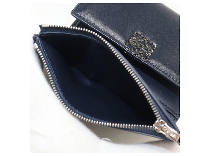 Loewe Tri-fold Geldbörse in Navy Marineblau - Ansicht 5