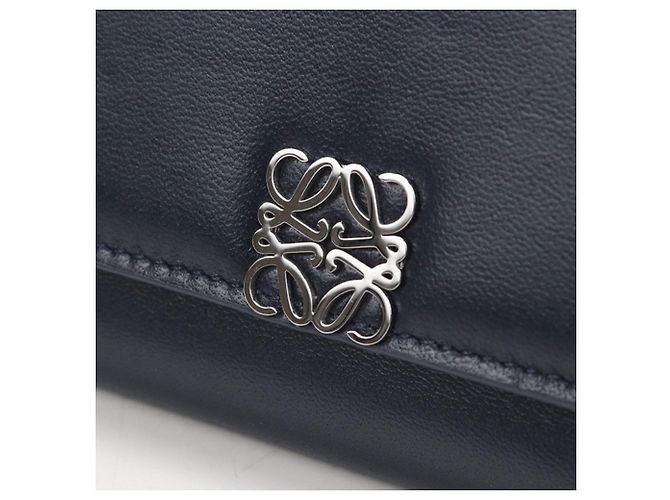 Loewe Tri-fold Geldbörse in Navy Marineblau - Ansicht 6