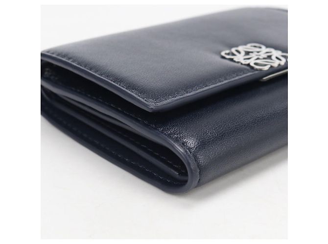 Loewe Tri-fold Geldbörse in Navy Marineblau - Ansicht 8