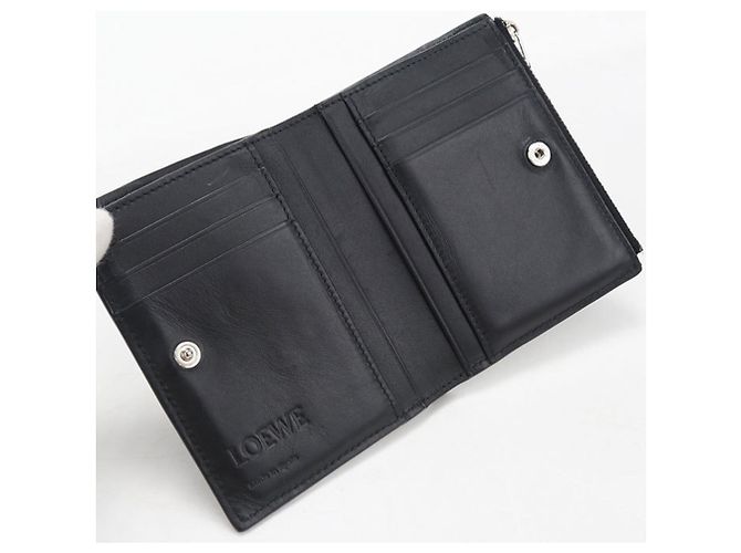 Loewe Black Calfskin Bi-fold Wallet - view 3