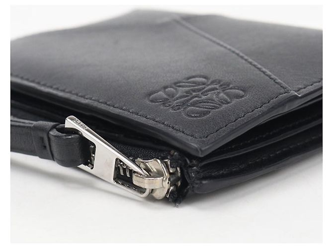 Loewe Black Calfskin Bi-fold Wallet - view 7