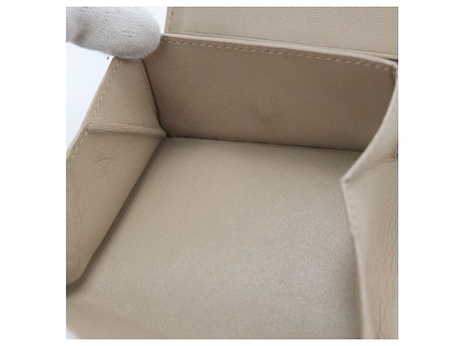 Autre Marque Cartera tri-fold Saint Laurent Beige - vista 6
