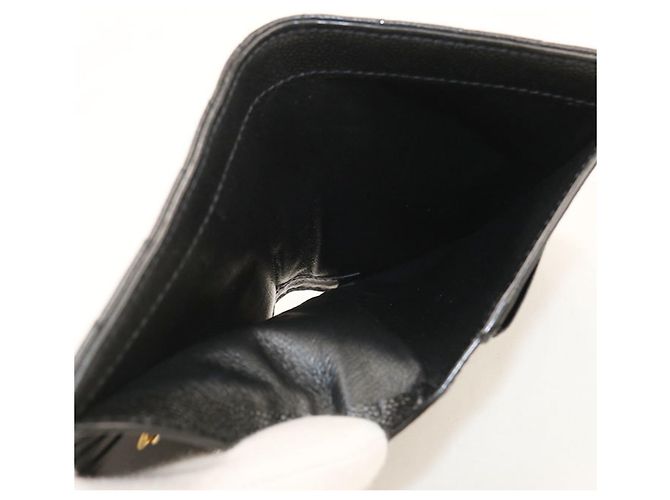 Autre Marque Cartera bi-fold Saint Laurent de piel de becerro negra Negro - vista 4