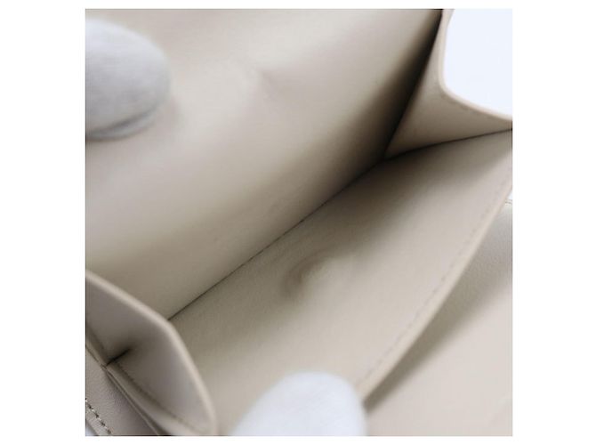Céline Carteira Tri-fold Celine em Bege - vista 4