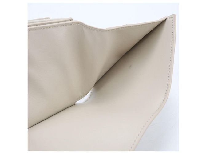 Céline Carteira Tri-fold Celine em Bege - vista 5
