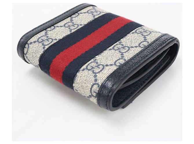 Gucci Ophidia Bi-fold Geldbörse Marineblau - Ansicht 2