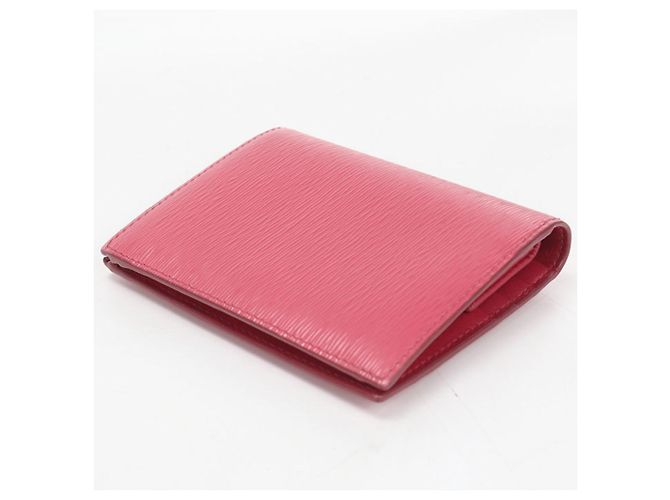 Carteira Bi-fold Prada Rosa de Couro 1MV204 - vista 2