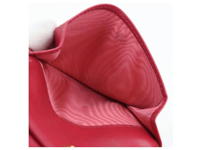 Carteira Bi-fold Prada Rosa de Couro 1MV204 - vista 8