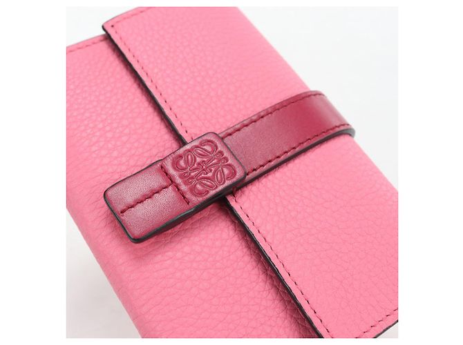 Portafoglio tri-fold Loewe in rosa - vista 7
