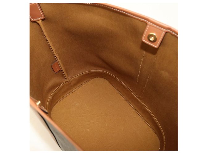 Céline Bolsa de ombro Celine em couro marrom - vista 4