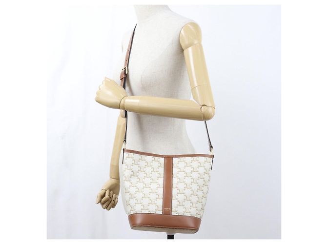 Céline Sac à épaule Celine blanc - vue 7