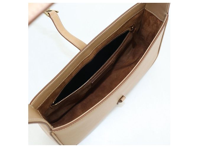 Autre Marque Borsa Semi-Shoulder Saint Laurent - Beige - vista 3
