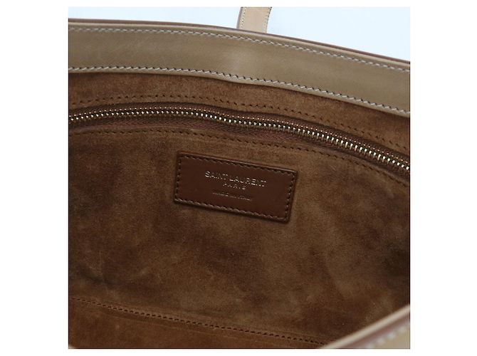 Autre Marque Borsa Semi-Shoulder Saint Laurent - Beige - vista 7