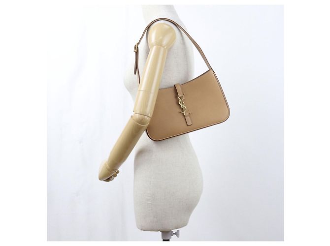 Autre Marque Borsa Semi-Shoulder Saint Laurent - Beige - vista 8