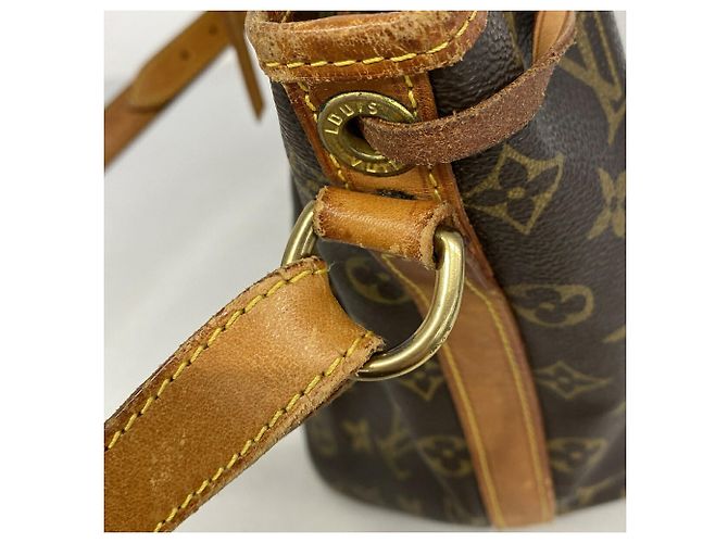 Noe Borsa a tracolla Louis Vuitton Monogram Petit Noé Marrone - vista 10