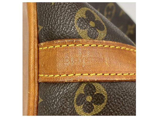 Noe Borsa a tracolla Louis Vuitton Monogram Petit Noé Marrone - vista 5