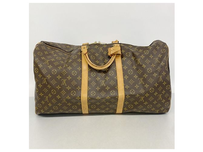 Louis Vuitton Boston Monogram Keepall 60 Marrone - vista 10