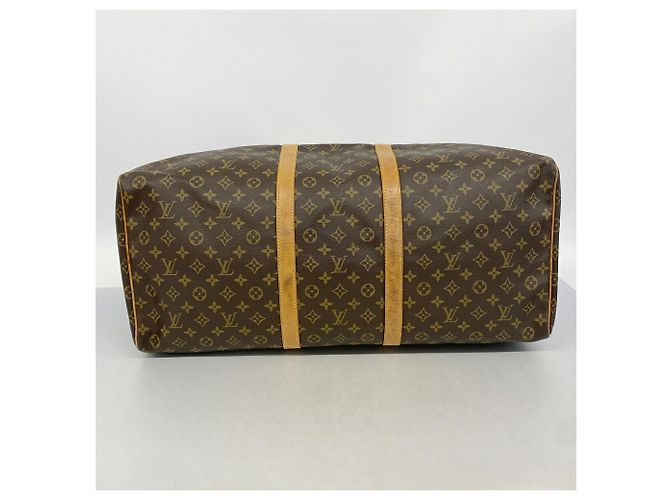 Louis Vuitton Boston Monogram Keepall 60 Marrone - vista 3