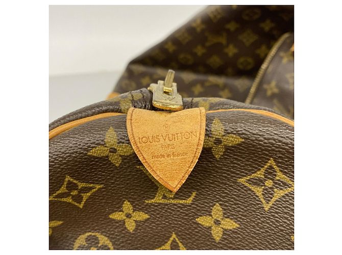 Louis Vuitton Boston Monogram Keepall 60 Marrone - vista 5