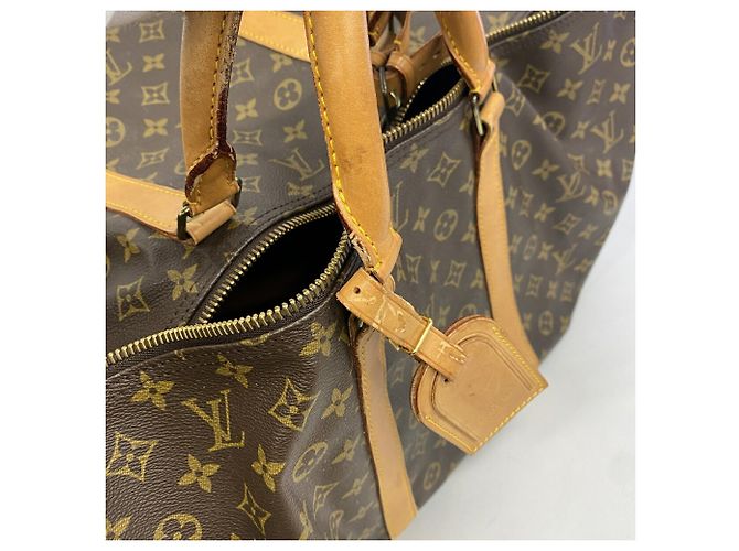 Louis Vuitton Boston Monogram Keepall 60 Marrone - vista 8