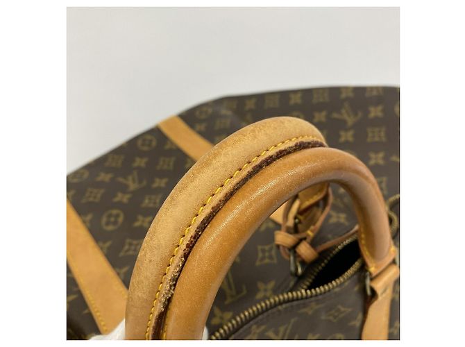 Louis Vuitton Boston Monogram Keepall 60 Marrone - vista 9