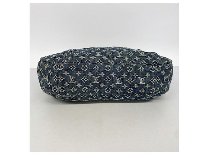 Louis Vuitton Monogram Denim Daily GM Schultertasche Blau - Ansicht 3