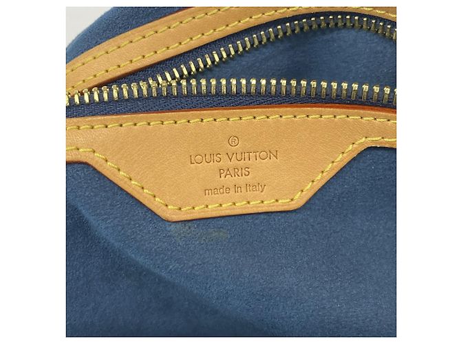 Louis Vuitton Monogram Denim Daily GM Schultertasche Blau - Ansicht 5