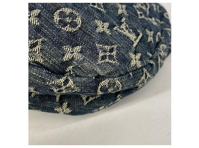Louis Vuitton Monogram Denim Daily GM Schultertasche Blau - Ansicht 6