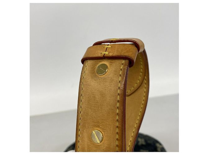 Louis Vuitton Monogram Denim Daily GM Schultertasche Blau - Ansicht 9