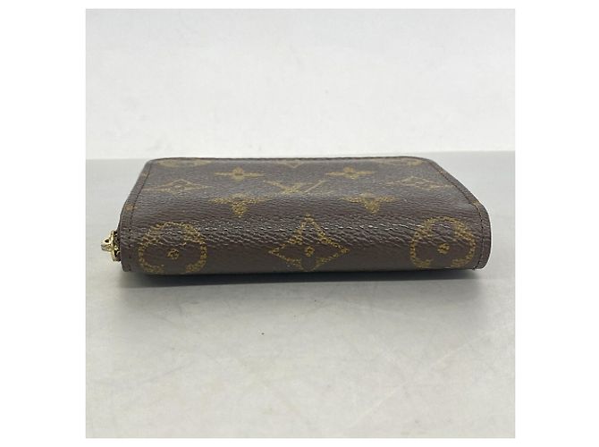 Louis Vuitton Monogram Zippy Coin Purse M60067 Castaño - vista 2
