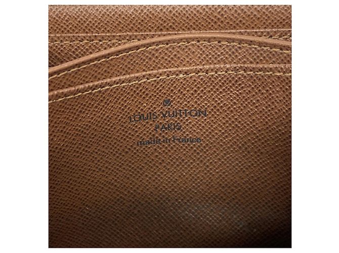Louis Vuitton Monogram Zippy Coin Purse M60067 Castaño - vista 4