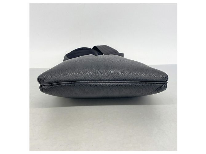 Borsa a tracolla in pelle Gancini Salvatore Ferragamo Nero - vista 3