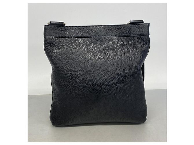 Borsa a tracolla in pelle Gancini Salvatore Ferragamo Nero - vista 8