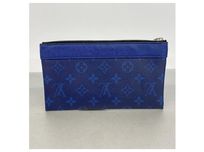 Louis Vuitton Taigarama Pochette Discovery PM Long Wallet Blue - view 8