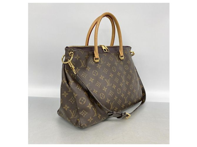 Sac à main Louis Vuitton Monogram Pallas Violet foncé - vue 2