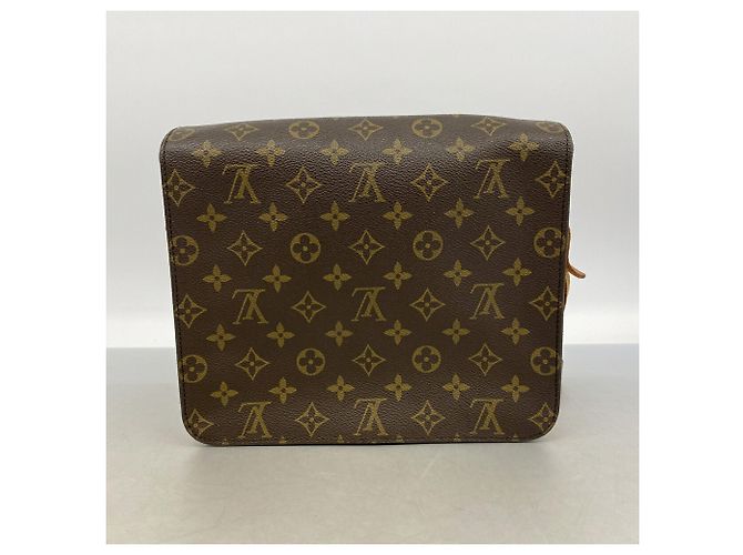 Borsa a tracolla Louis Vuitton Monogram Cartouchiere GM Marrone - vista 13