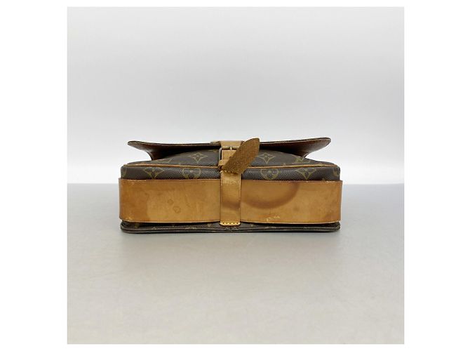 Borsa a tracolla Louis Vuitton Monogram Cartouchiere GM Marrone - vista 3