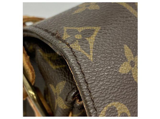 Borsa a tracolla Louis Vuitton Monogram Cartouchiere GM Marrone - vista 7