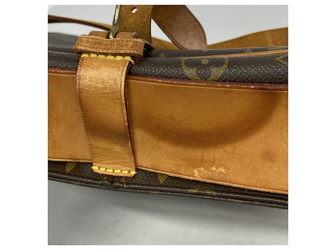 Borsa a tracolla Louis Vuitton Monogram Cartouchiere GM Marrone - vista 9