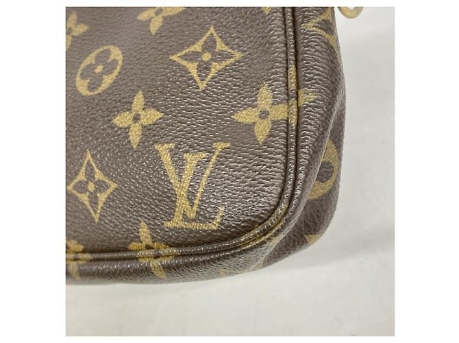 Louis Vuitton Monogram Pochette Accessoires M51980 Marrone - vista 6