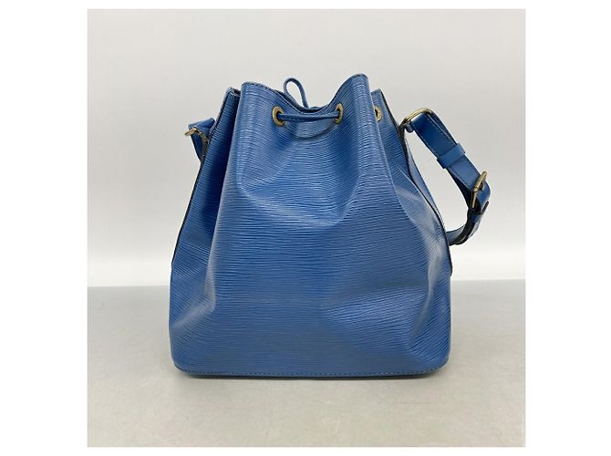 Noe Borsa a tracolla Louis Vuitton Epi Petit Noé Blu - vista 11